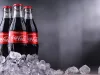 Three bottles of Coca-Cola