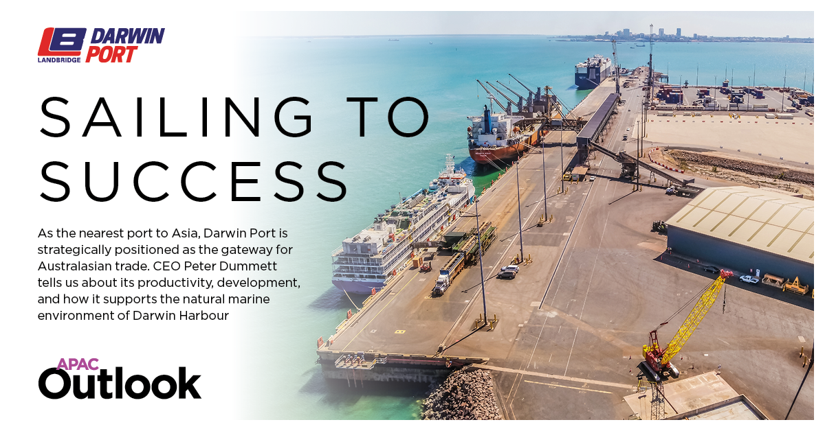 Darwin Port Sailing to Success APAC Outlook Magazine