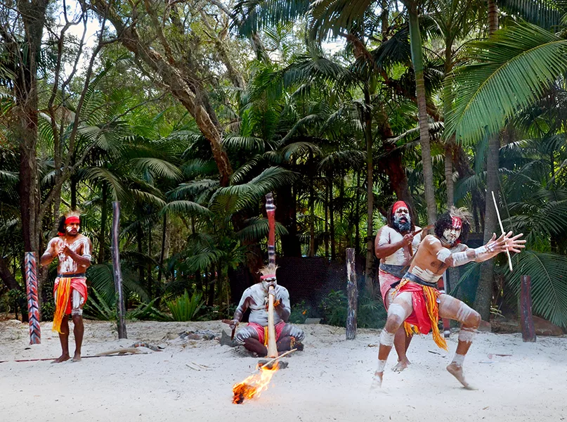 Aboriginal culture show in Queensland Australia