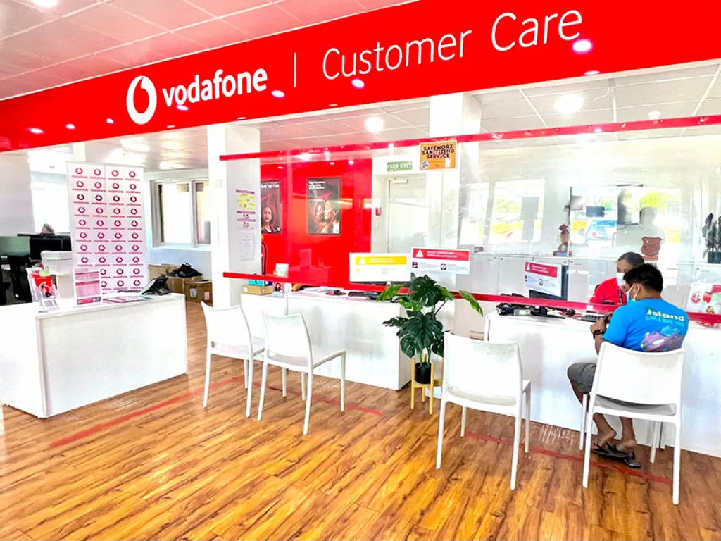 Vodafone Cook Island Interior