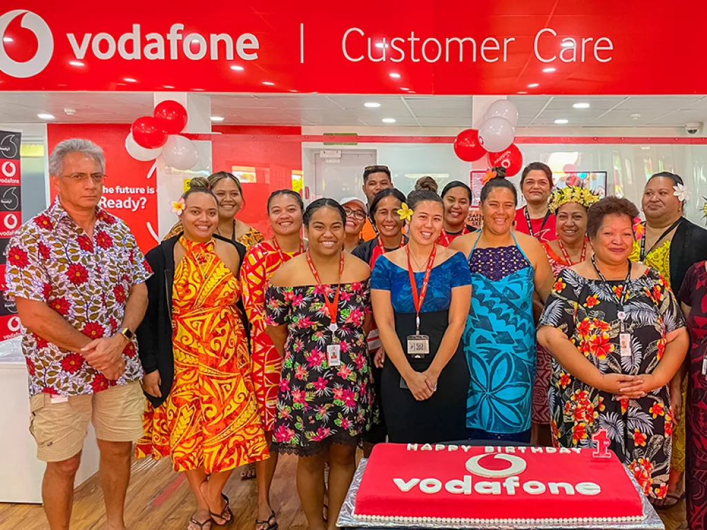 Vodafone Cook Islands staff