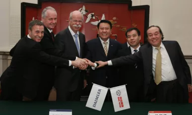 Daimler takes 12% stake in its Chinese partner BAIC