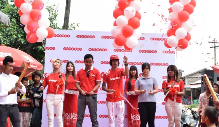 Ooredoo Myanmar Opens Village Kiosks