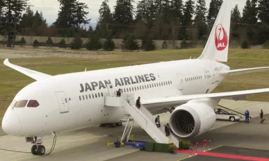 Profits fall at Japan Airlines