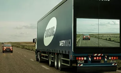 Samsung Prototype Eliminates Safety Risk of Overtaking Lorries