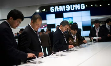 Sharp in Samsung share sale