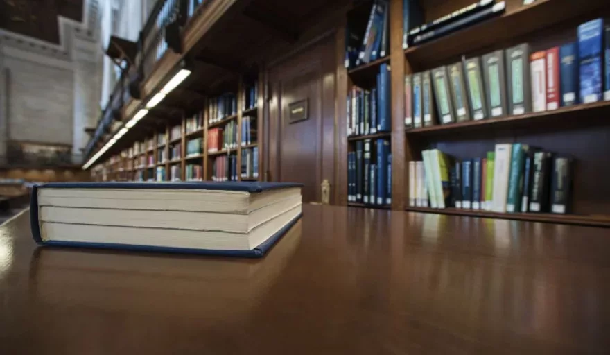 Singapore Employees Work out of the Library