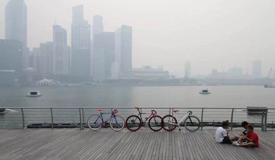 Singapore's record toxic smog forces millions indoors