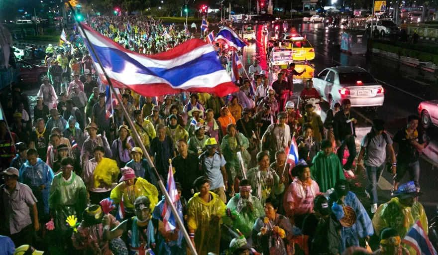 Thai protests enter fourth day