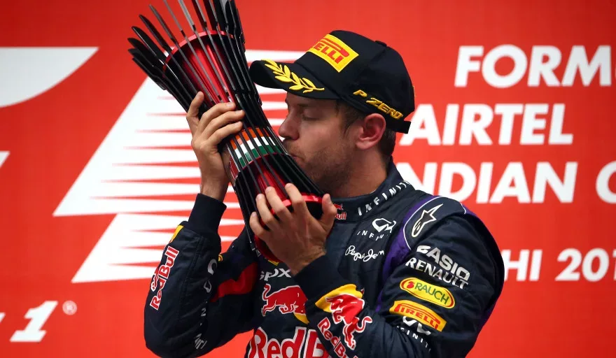 Vettel clinches fourth world title following win in India